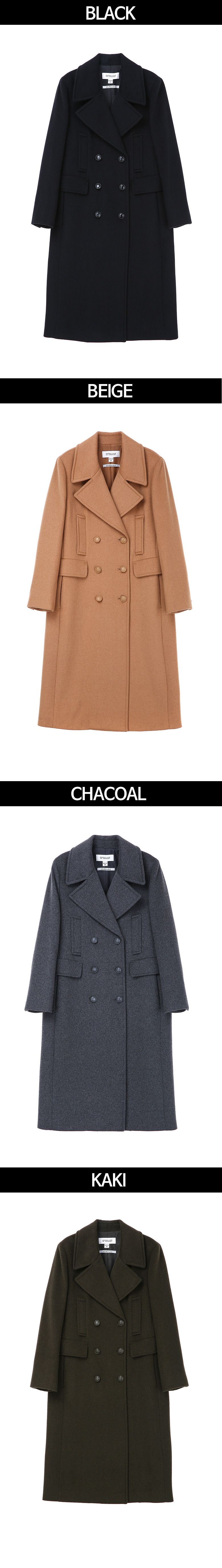 (런칭가:169,000원) 23FW 울 실크 블렌디드 코트